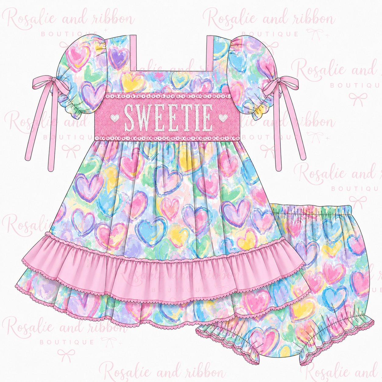 Sweetheart Diaper Set -- preorder